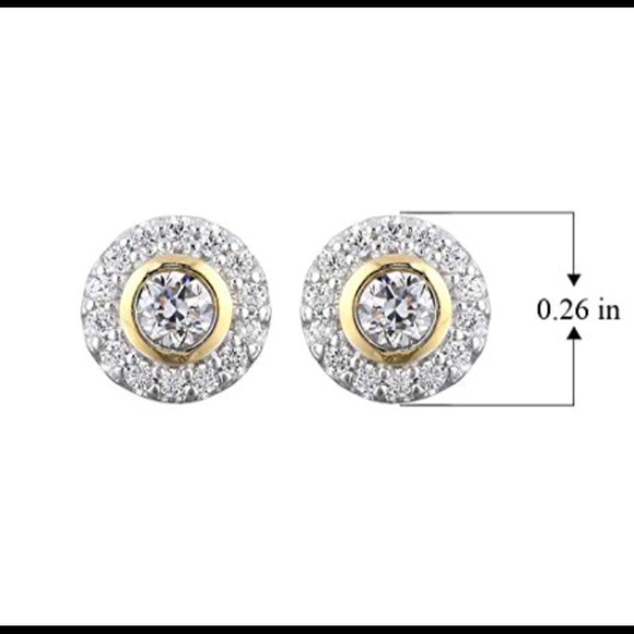 NIB Morgan & Paige 18KGold Plated .925 SS Earrings - Picture 3 of 8